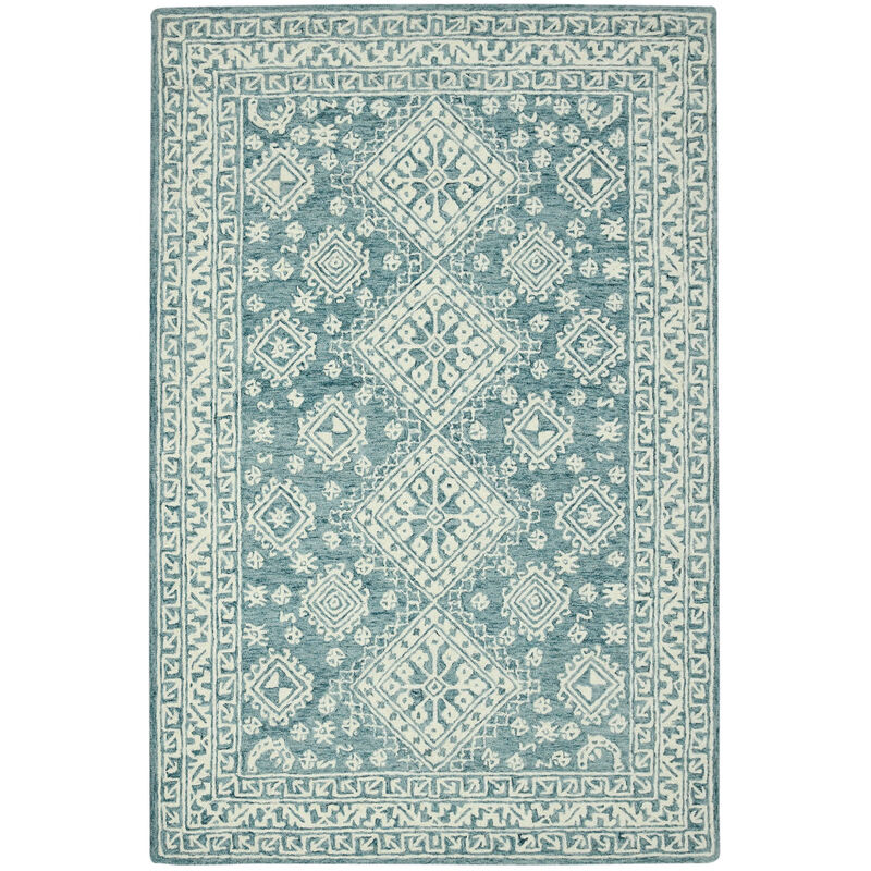 HomeRoots Wool Oriental Hand Hooked Area Rug image number 0