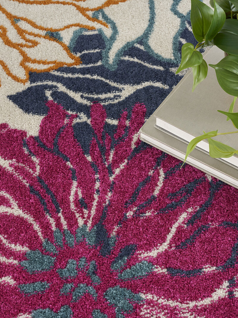 Passion PSN17 Ivory/Multicolor 5'3" x 7'3" Rug image number 7