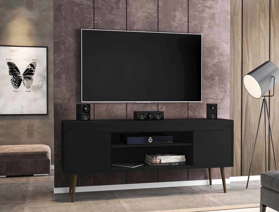 Bradley Black TV Stand