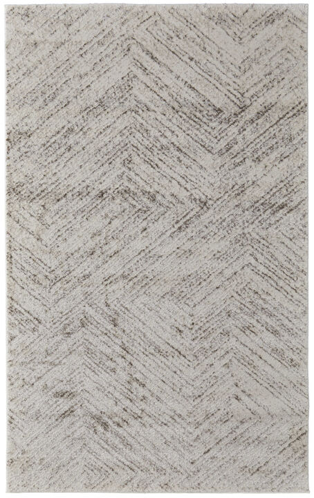 HomeRoots Geometric Power Loom Area Rug
