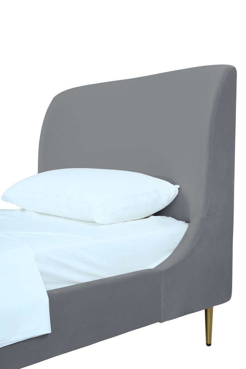 Heather Twin Bed in Gray