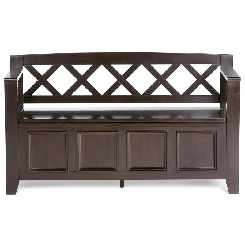 Simpli Home Amherst Entryway Storage Bench image number 2