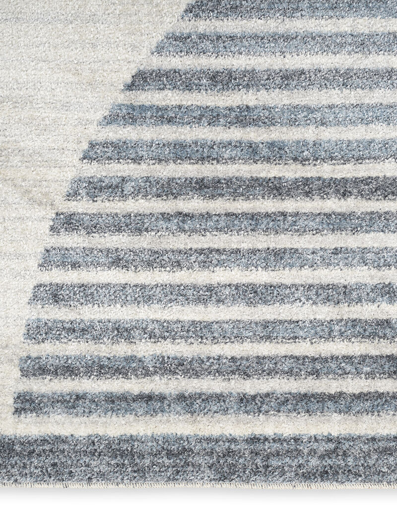 Astra Machine Washable ASW03 Ivory/Blue 3'3" x 5' Rug