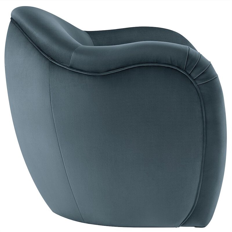 Compose Performance Velvet Accent Chair image number 3