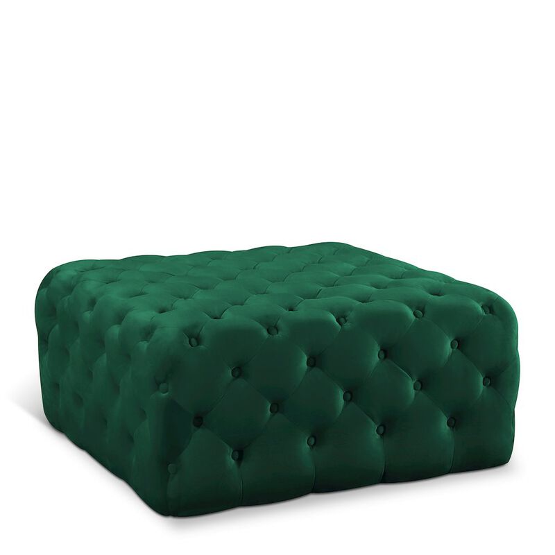 Meridian Furniture Ariel Velvet Ottoman/Bench