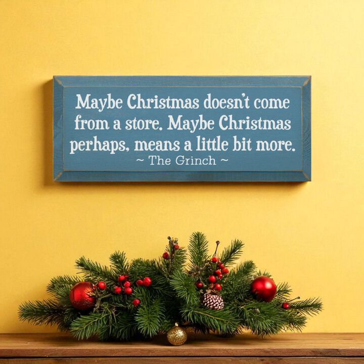 Festive Holiday Quote Wood Sign Christmas Home Wall Decoration