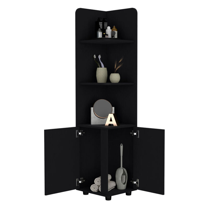 Freestanding Cabinet Kairatu , Bathroom, Black