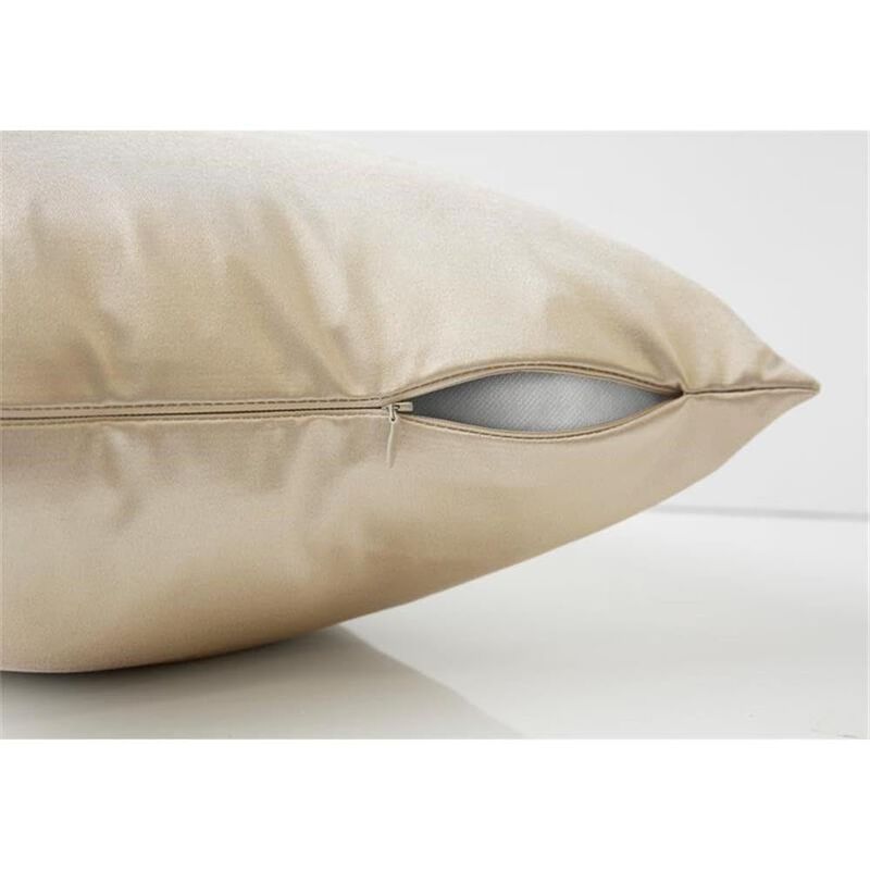 Monarch Specialties I 9334 Pillows, 18 X 18 Square, Insert Included, Decorative Throw, Accent, Sofa, Couch, Bedroom, Polyester, Hypoallergenic, Gold, Modern image number 5
