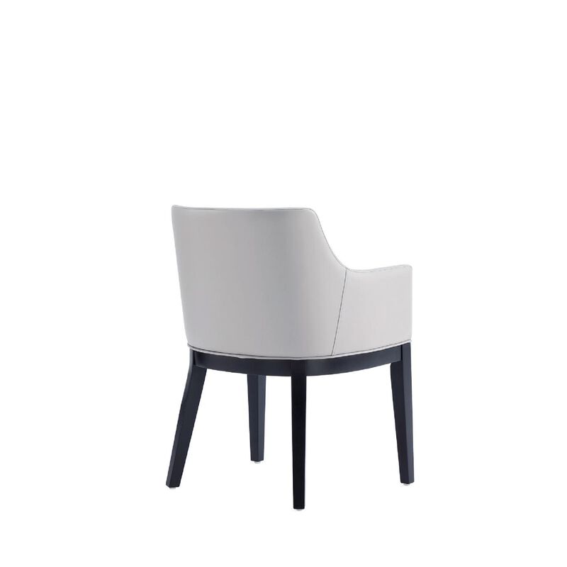 Gansevoort Light Gray Dining Arm Chair