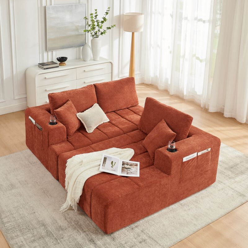Blufji Modular L-Shaped Sectional Sofa image number 4