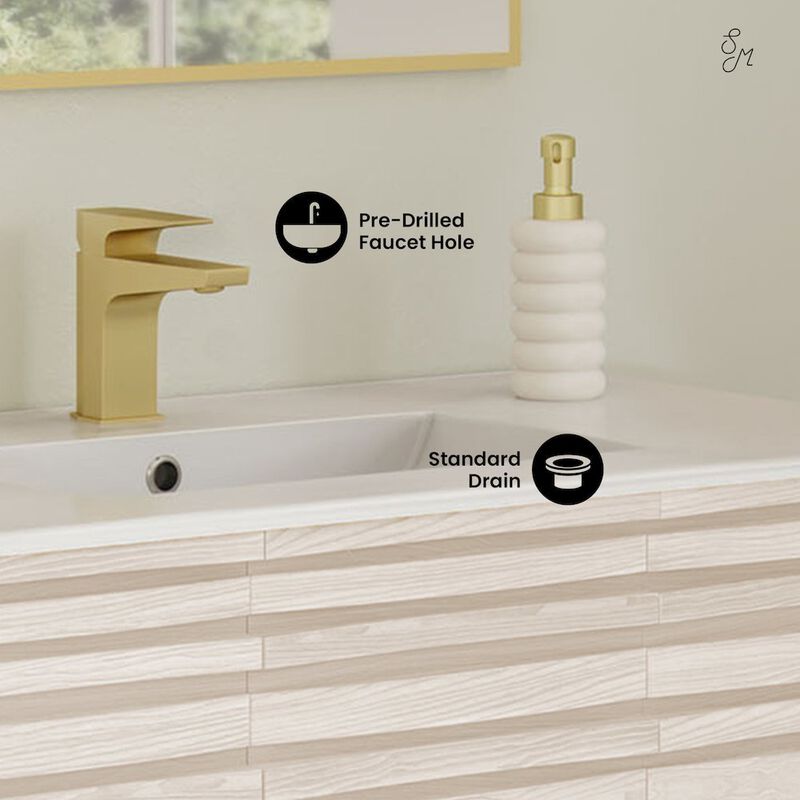 Cascade 36" Freestanding Bathroom Vanity with Sink Top image number 2