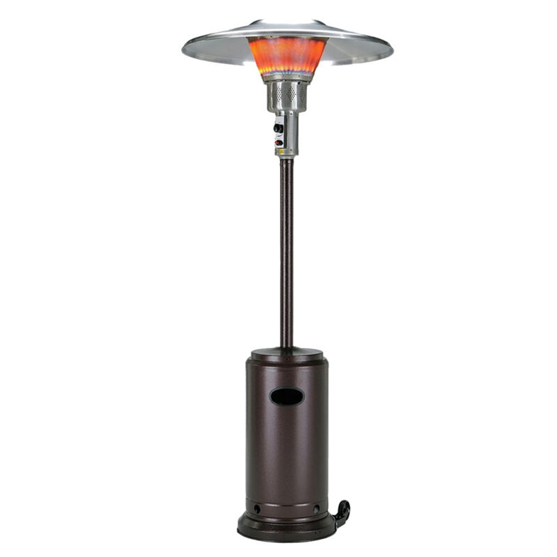 40000 BTU Propane Patio Heater with Steel Cylindrical Pole Stand for Outdoors