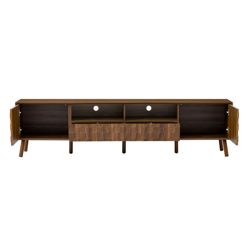 TATEUS 78inch Modern TV Stand image number 3