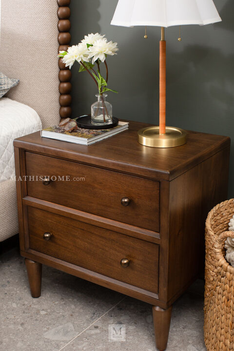 Langley 2-Drawer Nightstand