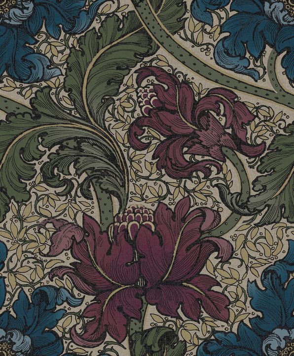 Off The Wall Morris Major Red Wallpaper LB25146