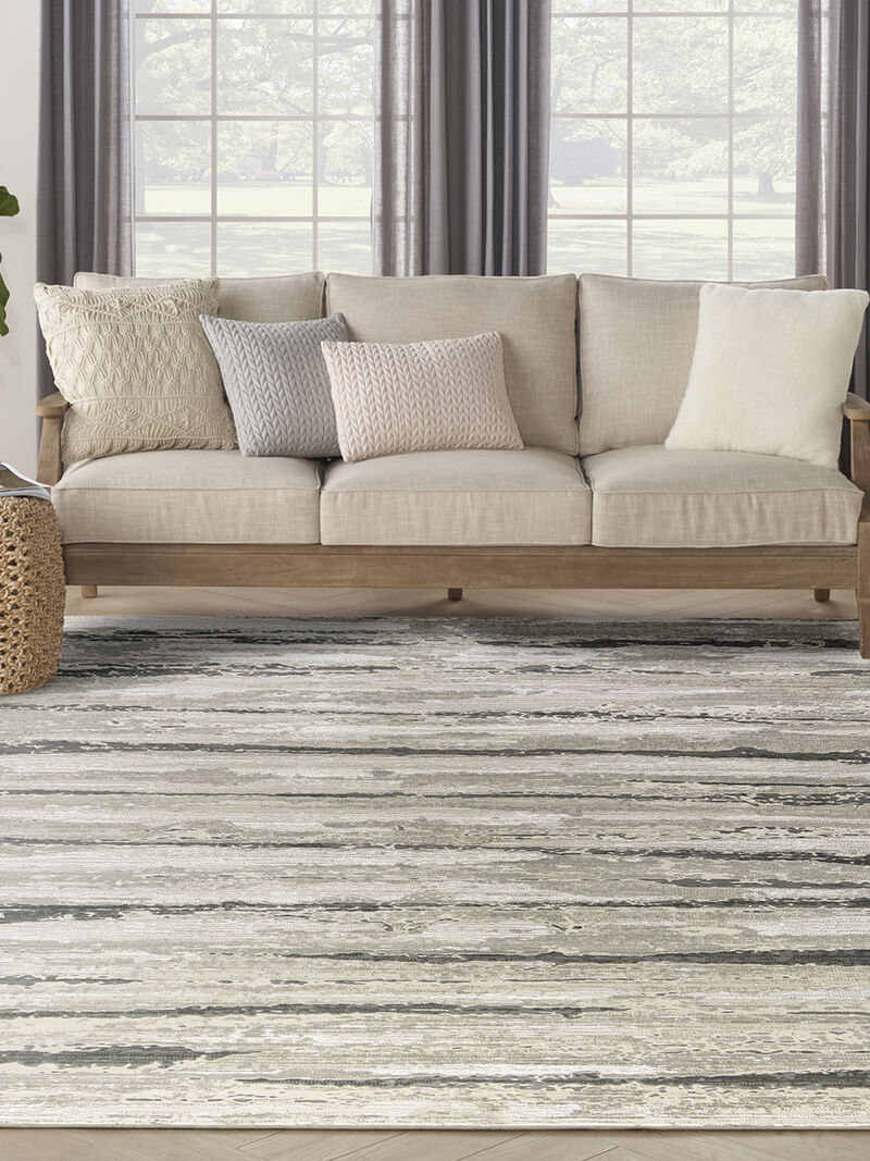 Sustainable Trends SUT03 Ivory/Multicolor 9' x 12' Rug