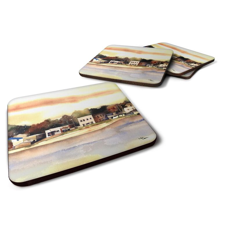 Caroline's Treasures 8121LFC The Pass Foam Coasters (Set of 4), 3.5 H x 3.5 W, Multicolor image number 0
