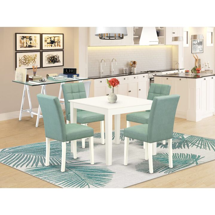 5 Piece Kitchen Dining Table Set consists A Dinner Table