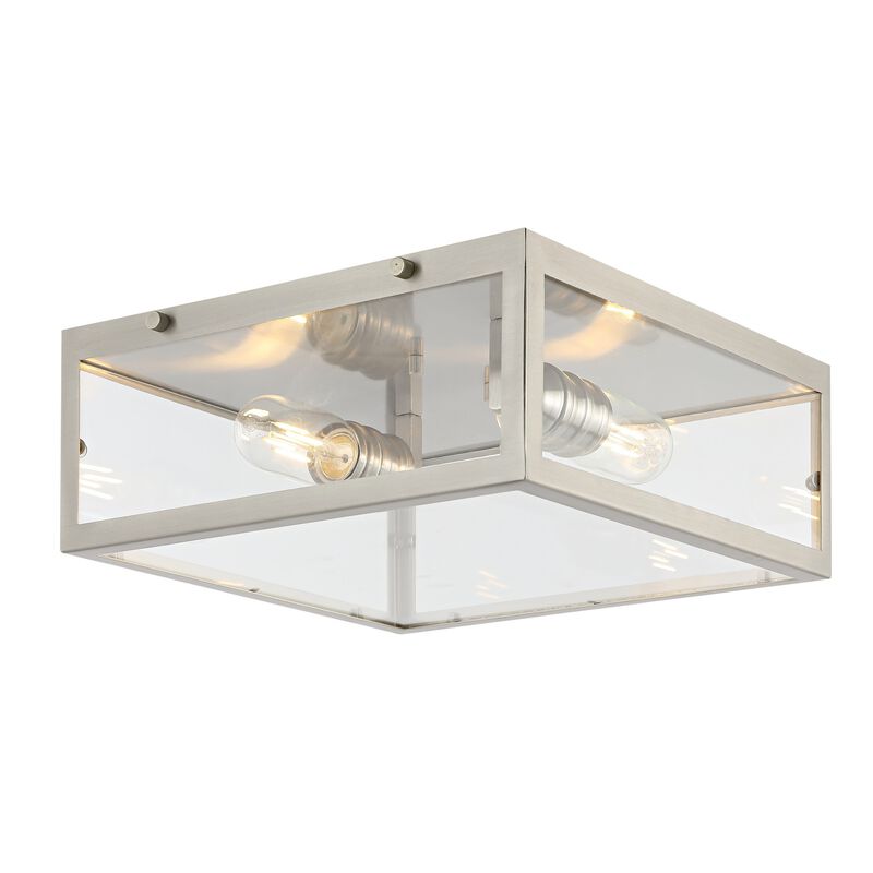 Grayson Metal/Glass LED Flush Mount
