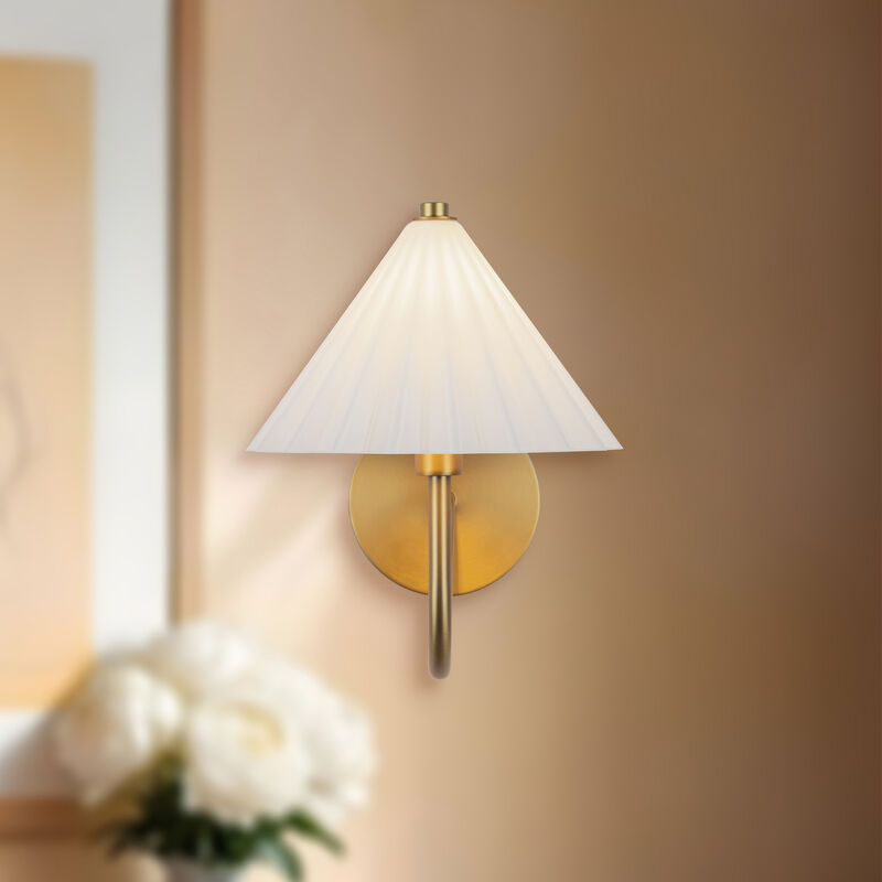 Serena 8-in Socket Damp-Rated Wall/Vanity Light image number 2