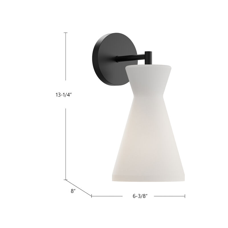 Betty 6-in 1 Light Damp-Rated Wall/Vanity Light image number 3