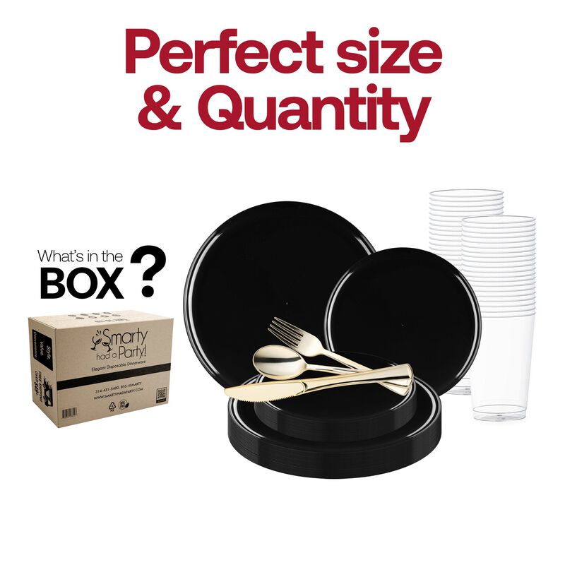 Flat Round Plastic Wedding Value Set (30 Sets) image number 3