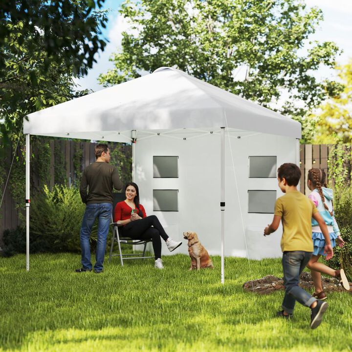 Hivvago 10x10 Pop Up Canopy with Storage