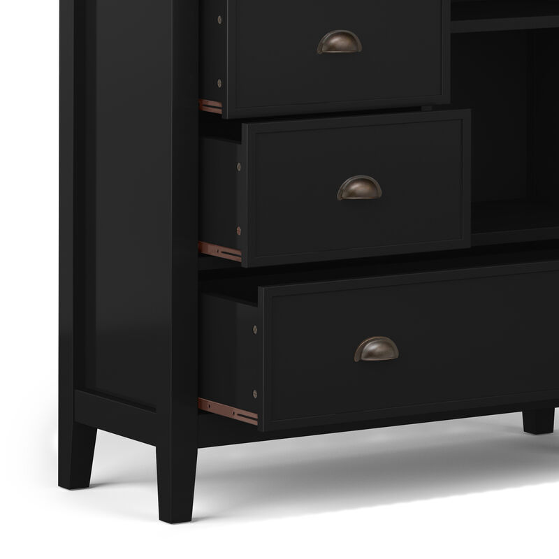 Febcox Solid Wood Medium Storage Cabinet image number 3