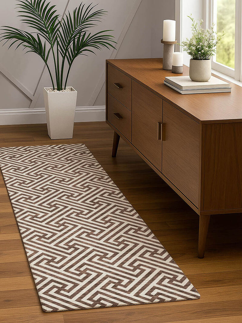 The Reserve TR5 Coffee 2'3" x 7'6" Rug image number 1