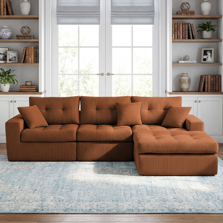Zutdab L-Shaped Sectional Couch