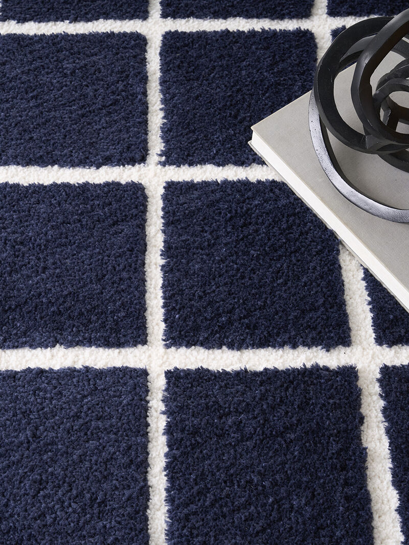 West End Ave WTE01 Navy/Ivory 9' x 12' Rug