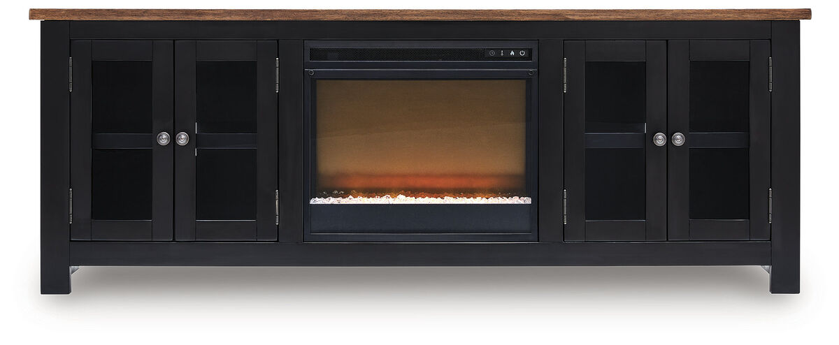 Wildenauer 76" TV Stand with Electric Fireplace