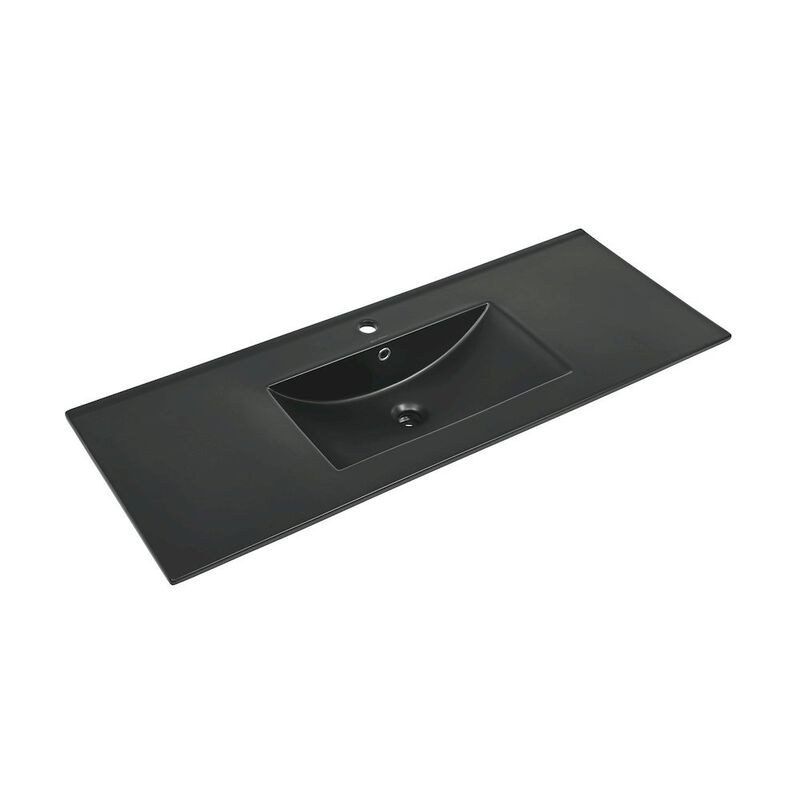48" Vanity Sink Top in Matte Black image number 6