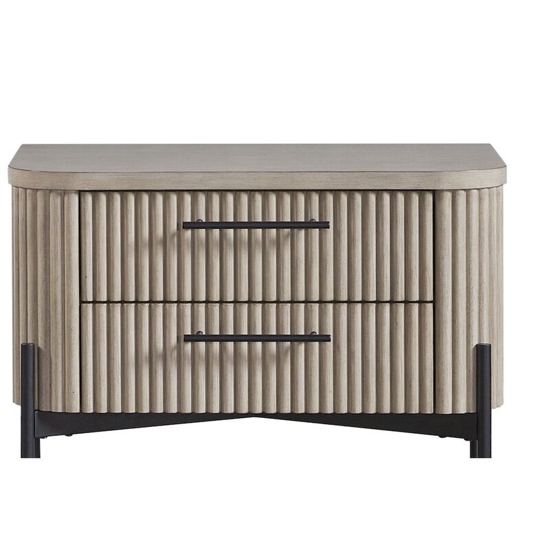 Fisher Park Nightstand - Taupe