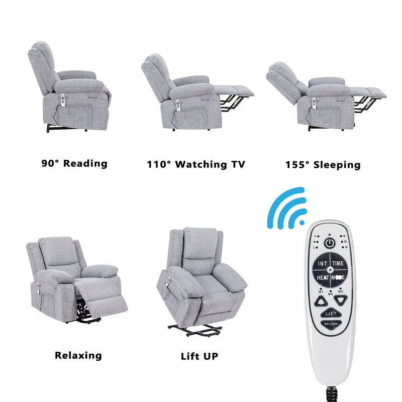 Streamdale Massage Electric Recliner Chair for Elderly