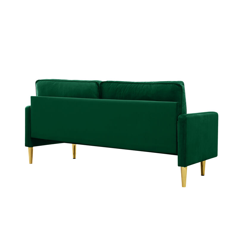 Rufpen Minimalist Velvet Loveseat image number 4