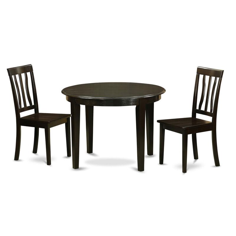 3 PC Kitchen nook Dining set-Kitchen Table and 2 dinette Chairs