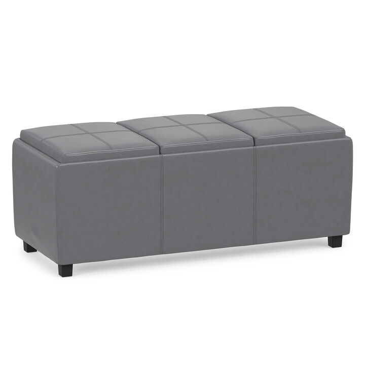 Simpli Home Avalon Storage Ottoman