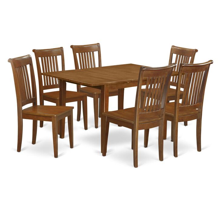7 Pc Kitchen nook Dining set-Kitchen Table and 6 Dining Chairs