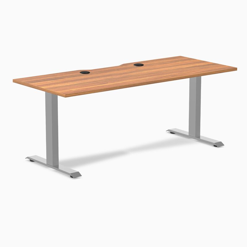 Desky Zero Scalloped Laminate Office Desk image number 0