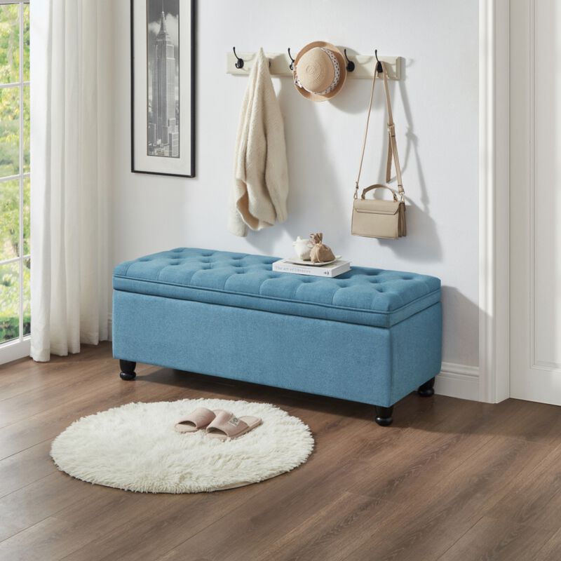 Bemgwu Storage Linen Bench image number 8