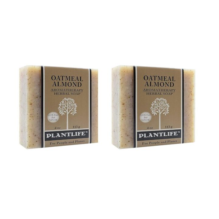 Plantlife Bar Soap - Oatmeal Almond 2 Pack
