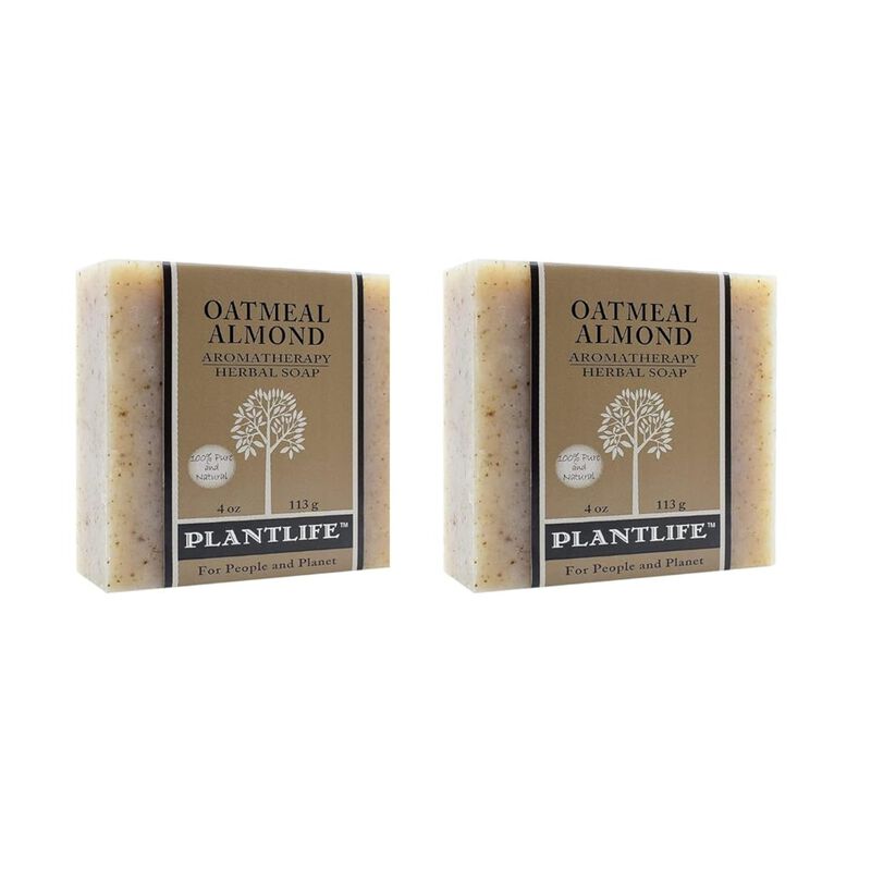 Plantlife Bar Soap - Oatmeal Almond 2 Pack image number 1