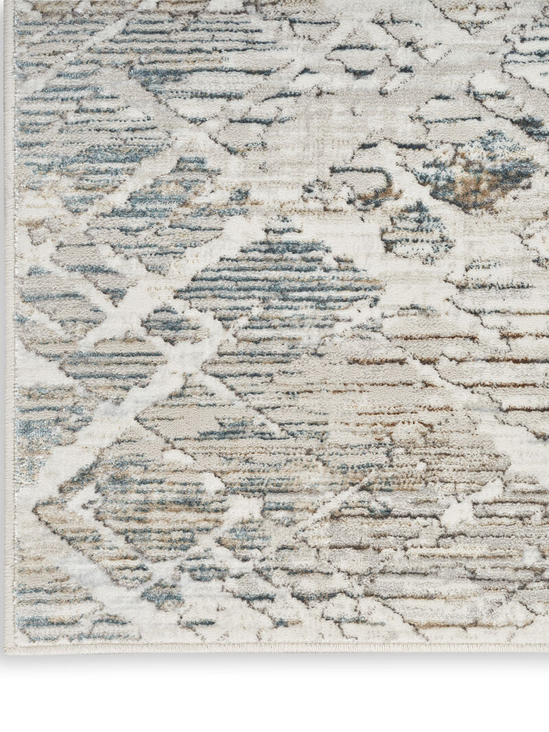 Glitz GLZ11 Gray/Multicolor 2'3" x 7'6" Rug