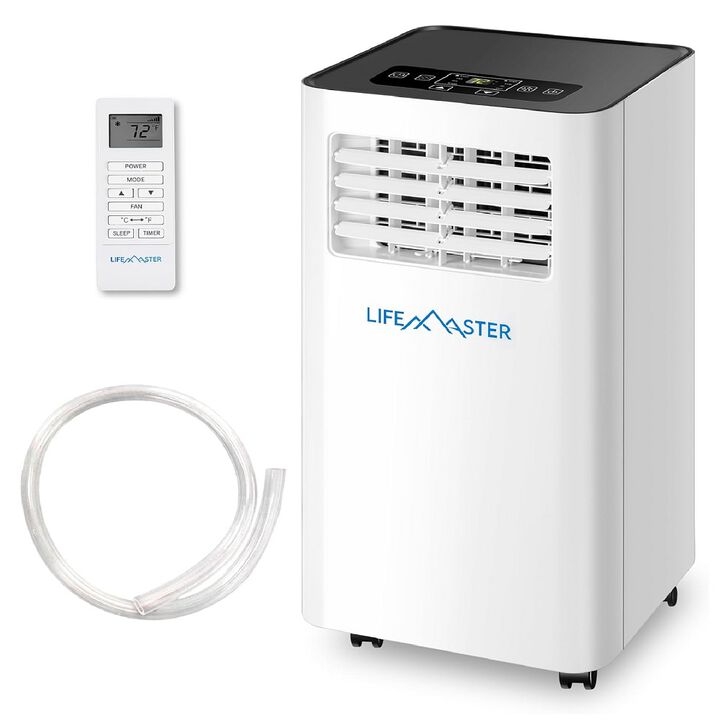 14,000 BTU Portable Air Conditioners, Room Air Conditioner with Digital Remote for Room up to 550 Sq.Ft, 3-in-1 Portable AC Unit with with Installation Kit for Home/Office/Dorms