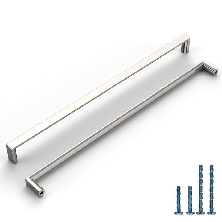 KNOKLOCK 6 Pack 12-3/5 Inch(320mm) Kitchen Cabinet Handles Brushed Satin Nickel Cabinet Pulls Kitchen Cabinet Hardware Drawer Pu