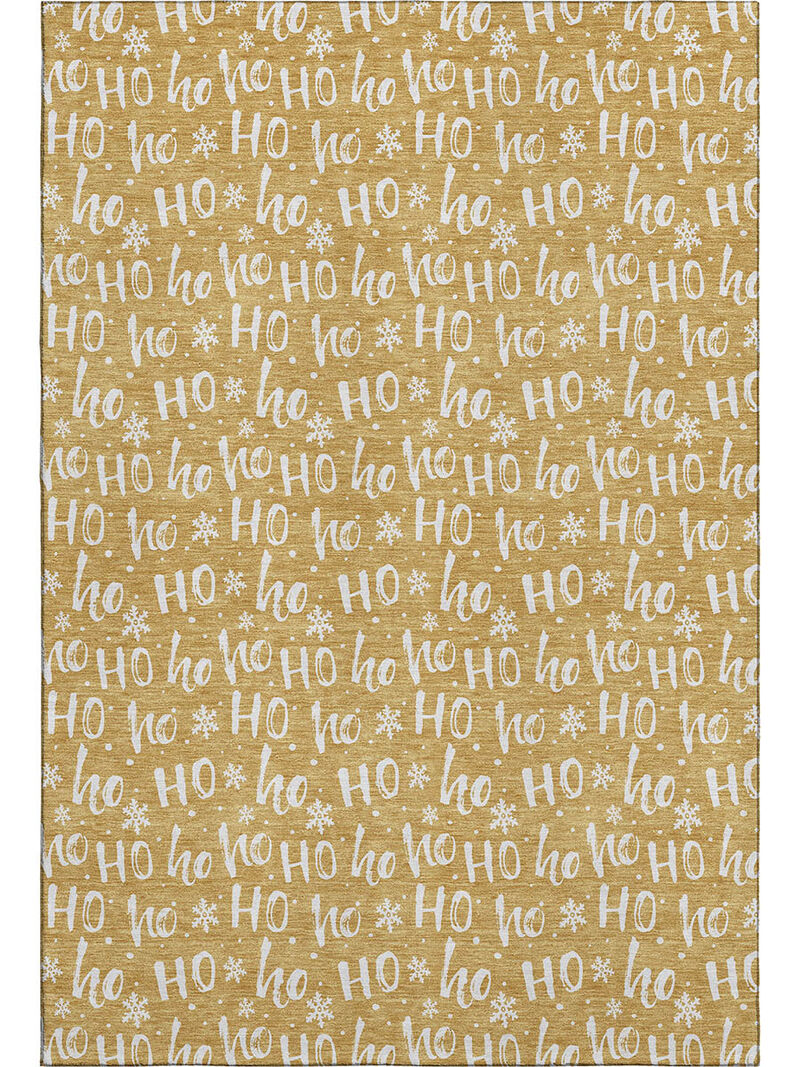 Merry & Bright MY22 Gold 9' x 12' Rug