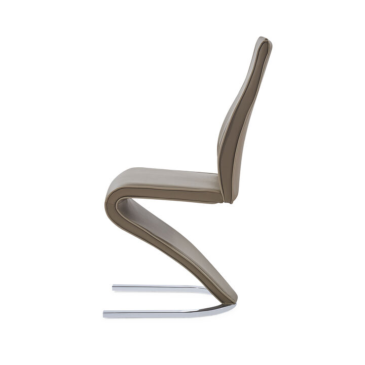 Modern Upholstered Dining Chairs Set of 2