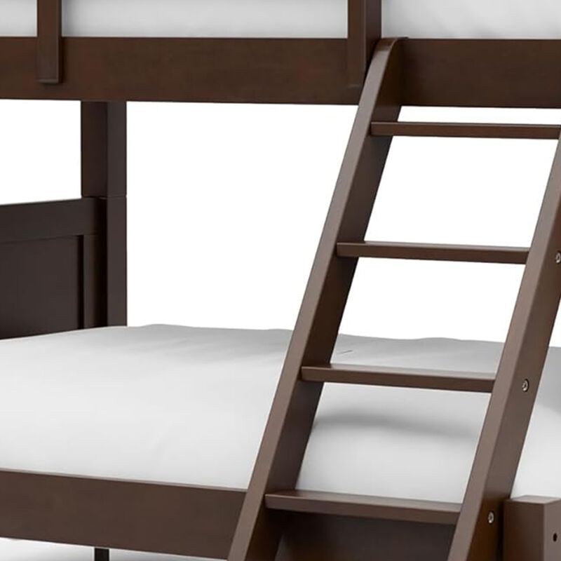 Zedy Bunk Bed with Ladder and Guardrails image number 2