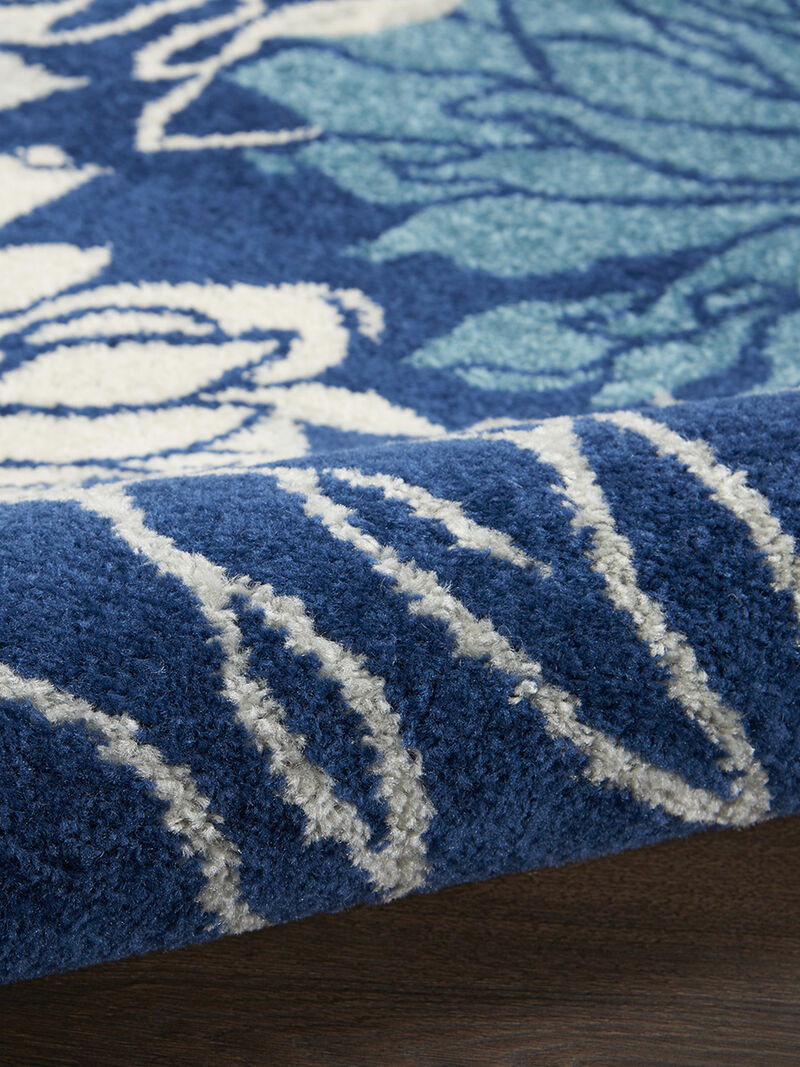 Passion PSN17 Navy/Ivory 5'3" x 7'3" Rug image number 5